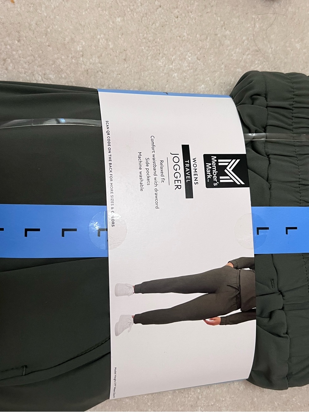 Women's Olive Travel Jogger Pants - Members Mark